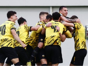 Η ΑΕΚ Β' κέρδισε εύκολα 3-0 την Προοδευτική