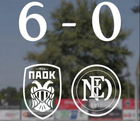 Νικηφόρα (6-0) πρόβα τζενεράλε για τον ΠΑΟΚ Β'