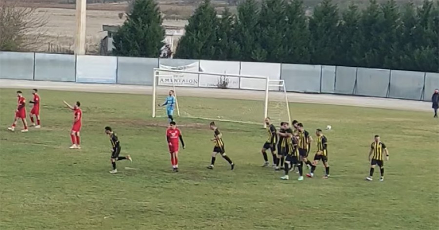 «Διπλό» από ημίχρονο στο Αμύνταιο η Αναγέννηση