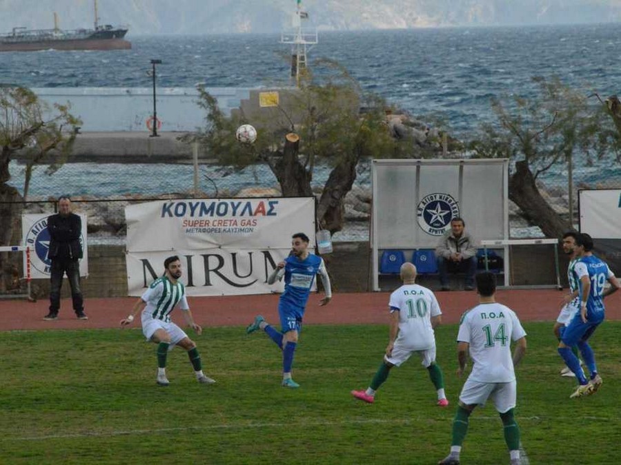 Χωρίς γκολ η κρητική μονομαχία στον Άγιο Νικόλαο