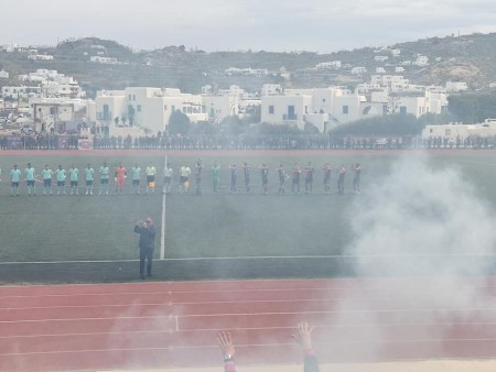 Ισοπαλία στο μεγάλο ντέρμπι στη Μύκονο