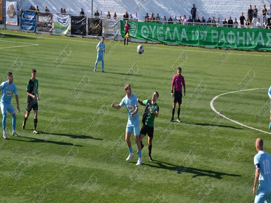 Θύελλα Ραφήνας-Ιωνικός 1-1: Μοιράστηκαν βαθμούς