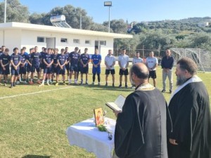Ο αγιασμός της ΠΑΕ Επισκοπής