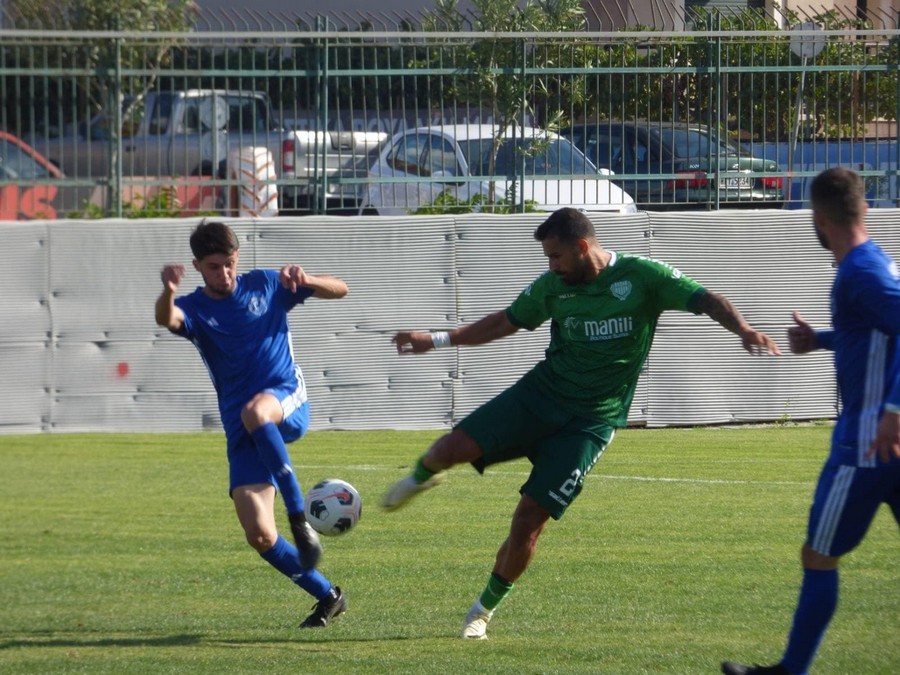 Γιούχτας-Ρεθυμνιακός 2-1: Με ανατροπή οι "πράσινοι"