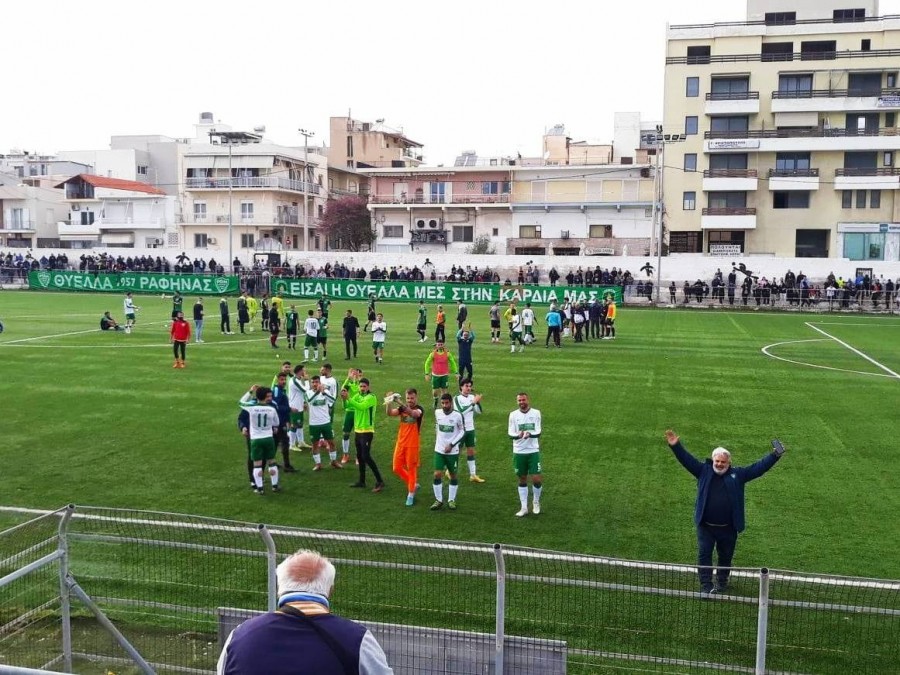 Θύελλα Ραφήνας-Γιούχτας 1-2 (video)