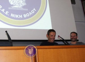 Ομιλία Παπακωνσταντίνου και Βενέτη στη Νίκη Βόλου (video)