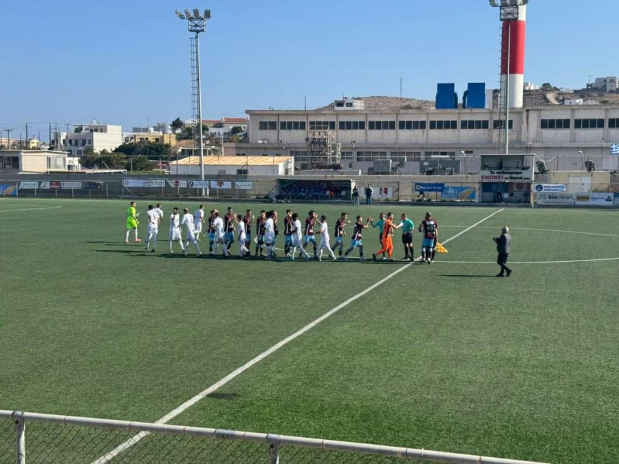 Πρώτη απώλεια βαθμών για την Ελλάς Σύρου