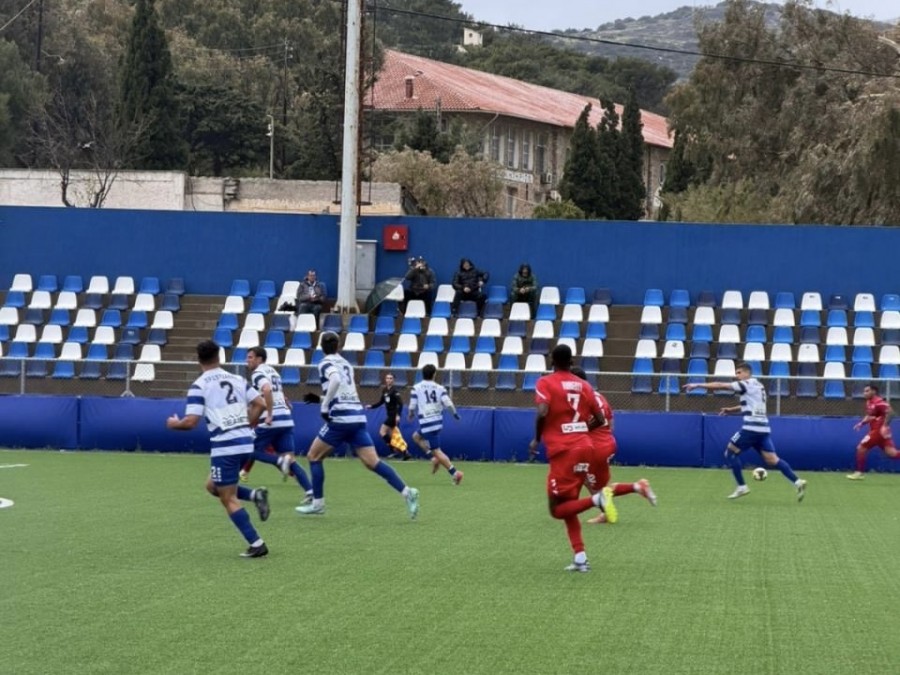 Ελλάς Σύρου-Χανιά 1-0: Σωτηρία στο 90+3’