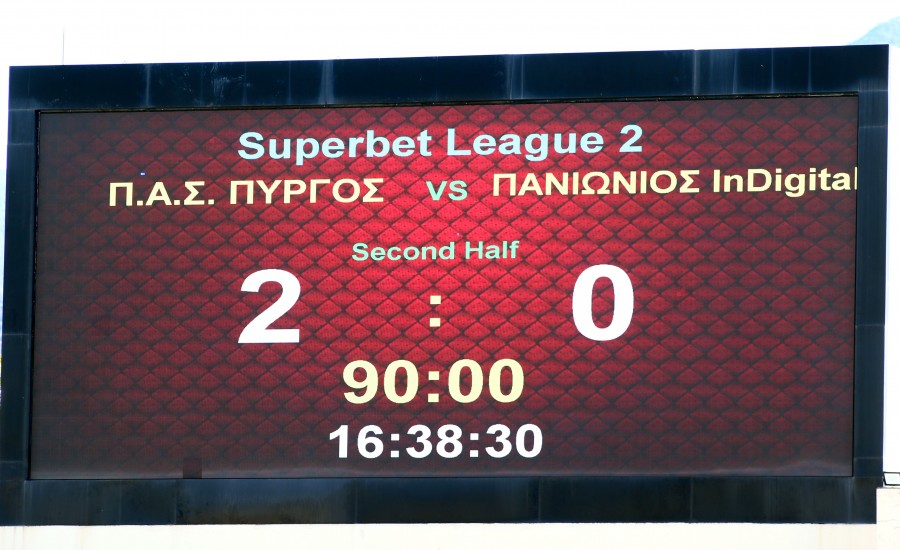 Πύργος-Πανιώνιος 2-0 (video)